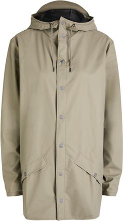 Rains W3 Hooded Waterproof Jacket - Sage - S (UK8-10 / S)