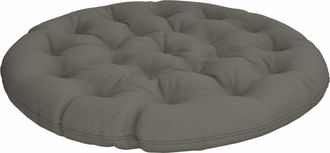 vidaXL Coj&iacute;n Para Silla Papasan Vianen 100% Poli&eacute;ster Gris Vidaxl