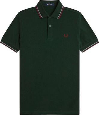 Fred Perry Polo M3600 85A - - Tops - Uomo - Verde - 3XL