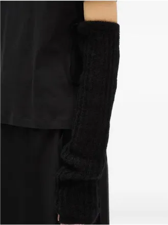 Ann Demeulemeester Accessoires, Dames, Zwart, ONE Size, Handschoen