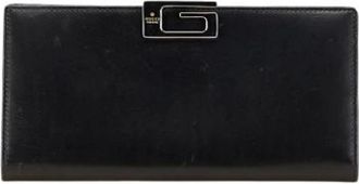 Gucci Pre-owned Wallets, female, Black, Size: ONE SIZE Pre-owned Long wallet (bi-fold)