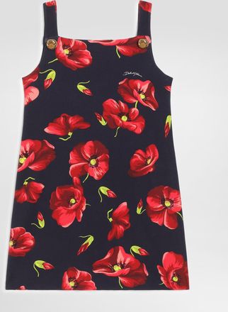 Dolce & Gabbana Poppy-print Interlock Dress - Woman Collection 10 Years