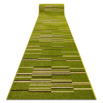 RugsX Rugsx - Alfombra De Pasillo Heat-set Fryz Neli Verde/color Lima 100 Cm Green 100x1300 Cm