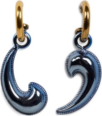 Etro Orecchini con stampa paisley - Oro