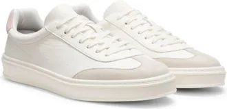 BOSS BY BECKHAM sneakers in leather and suede