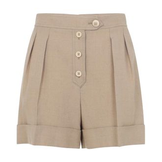 Valentino Short Shorts, female, Beige, Size: XS Short Shorts