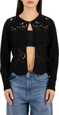 LuckyLu Gm 01Ca Cardigan - Dames - Vesten - Zwart - S - Truien & Vesten