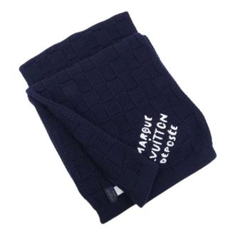 Louis Vuitton Pre-owned Stole - unisex - Louis Vuitton Vintage - Vintage Scarves - Blue - ONE SIZE - Pre-owned