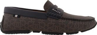 Bally Pavel B Chain Penny Loafers, Brand Size 5.5 ( US Size 6.5 )