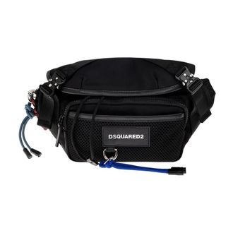 Dsquared2 Logo Bag - Heren - Tassen - Zwart - Maat: ONE Size Polyamide