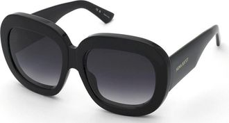 Nina Ricci SNR402 0700 Womens Sunglasses Black Size 57