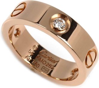 Cartier Pink Gold Pink Gold (18K) Band Ring (Pre-Owned)