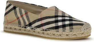 Burberry Mews Check Espadrille - Beige