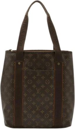 Louis Vuitton Pre-owned Tote Bags, female, Brown, Size: ONE SIZE Pre-owned Canvas Tote Bag