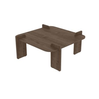 Calicosy Mesa de centro cuadrada l90 cm - nogal