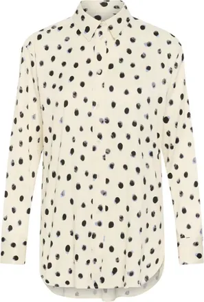 Inwear Overhemden, Dames, Veelkleurig, S, Vanilla Brush Dot - 900009019