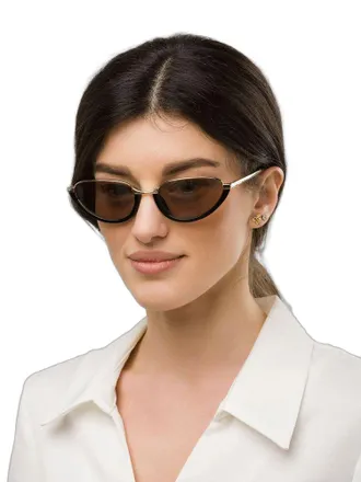 Furla SFUB16 Cat-Eye Metal Sunglasses - Rose gold