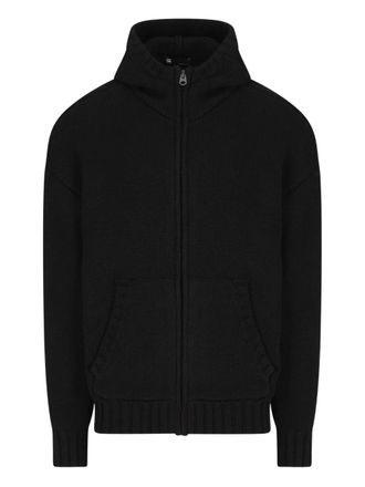 G-Star hooded-neck cardigan - Zwart