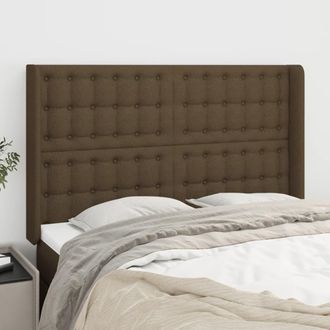 vidaXL Cabecero Con Orejas De Tela Gris Claro 147x16x118/128 Cm Vidaxl