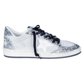 Golden Goose Ball Star Suede Upper AND Tongue Glitter TOE Spur AND Heel Leather Star - female - Golden Goose - Sneakers - Gray - 7 UK - Shoes