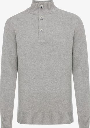 Gentiluomo Buttoned Turtle Zip | Lichtgrijs