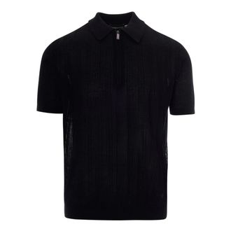 Emporio Armani Polo Shirts, male, Black, Size: 2XL Polo Shirts