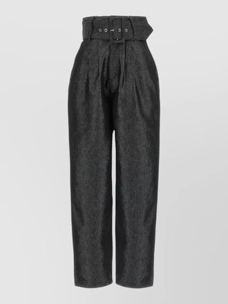 Rotate high waist jeans trousers belt loops