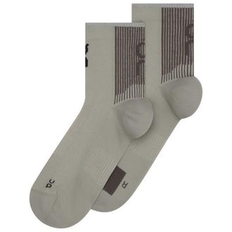 On Performance Run Sock Mid Laufsocken - Unisex | grau