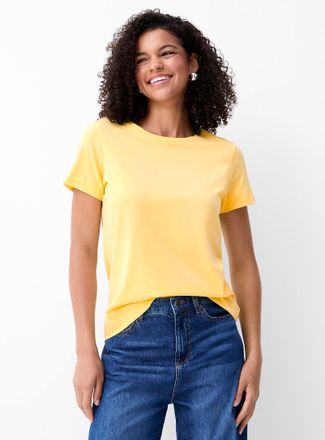 Contemporaine Womens SUPIMA cotton crew-neck T-shirt
