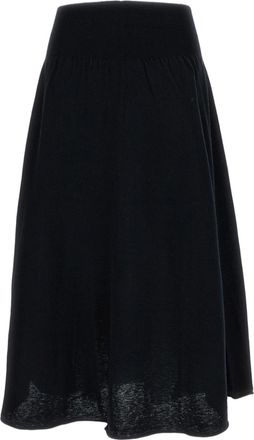Extreme Cashmere Black Seduce N.470 Midi Skirt