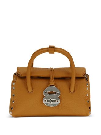 Zanellato baby Dotta studded tote bag - Brown