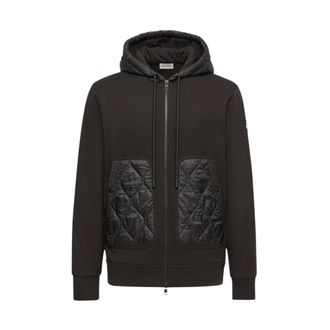 Moncler Zip-Through Sweater - Heren - Vesten met rits - Zwart - L - Hoodies & sweatvesten