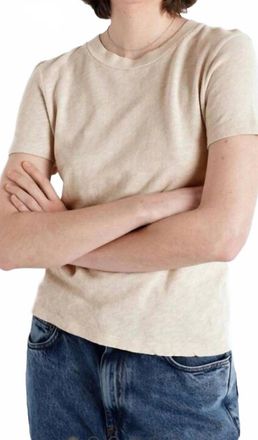 American Vintage Sonoma Short Sleeve Tee In Beige