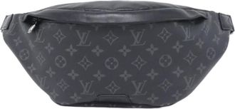 Louis Vuitton Black Coated Canvas Shoulder Bag (Pre-Owned)