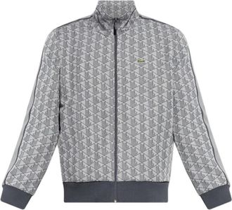 Lacoste Paris Zip-Up Sweatshirt - Heren - Vesten met rits - Grijs - XL - Katoen - Hoodies & sweatvesten