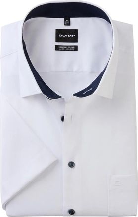 Olymp Olymp, Heren, Overhemden, Wit, Maat: 2XL Katoen