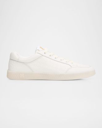 Amiri Men & apos;s Blvd Embossed Leather Low-Top Sneakers