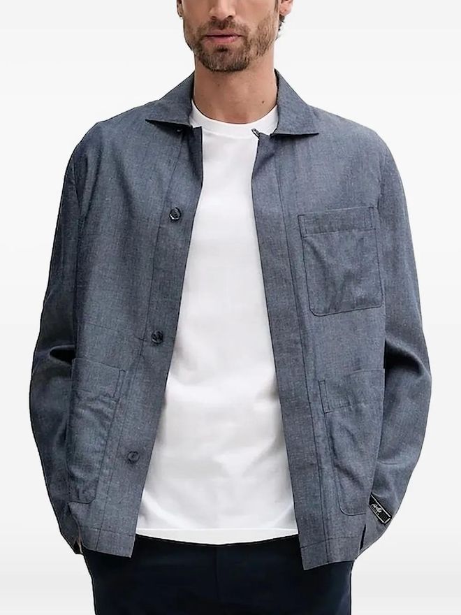 Regular Fit Giacca Sisley Sisley Giacca Con Tasca Applicata Blu Da