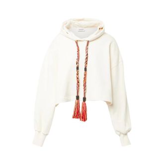 Dondup Hoodies, female, White, Size: M Felpa