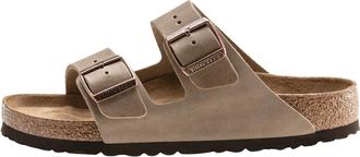 Birkenstock Geoliede Tabakbruine Sandalen - Heren - Sandalen - Bruin - 43 EU - Leer - Schoenen