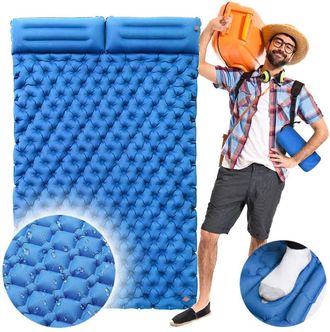 OEM Colch&oacute;n Inflable De Trekking Tur&iacute;stico Para Tienda De Campa&ntilde;a Con Bomba Y Reposacabezas