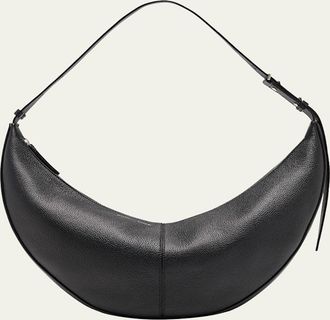 Proenza Schouler Slide Crescent Pebble Leather Hobo Bag