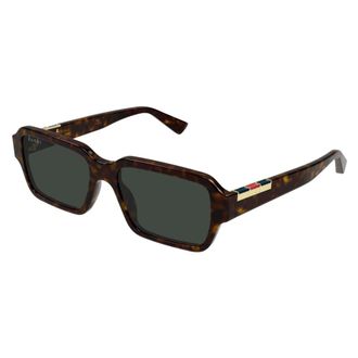 Gucci Sunglasses, unisex, Brown, Size: 54 MM Squared Sunglasses