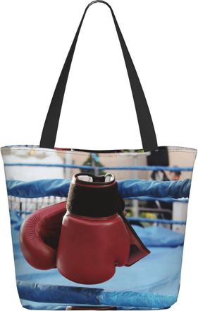 AOOEDM Sport Boxing Is Life Ladies Shopping Bag 13x11x7in.The Perfect ValentineS Day Gift.It Is The Best ValentineS Day Gift For Mom, Daughter, Wife,Etc