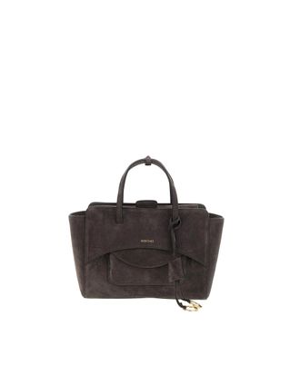 Hidesins Suede Leather Magnetic Closure Shoulder Bag