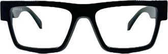 Off-white Rechthoekige Brillen - unisex - Brillen - Zwart - ONE Size - Accessoires