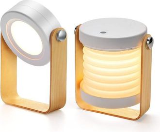 OEM L&aacute;mpara De Mesilla De Noche T&aacute;ctil Regulable, L&aacute;mpara Port&aacute;til Para Mesita De Noche Con Luz Nocturna Segura (blanca)
