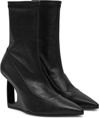 Vic Mati&eacute; Womens Open Heel Bootie In Black