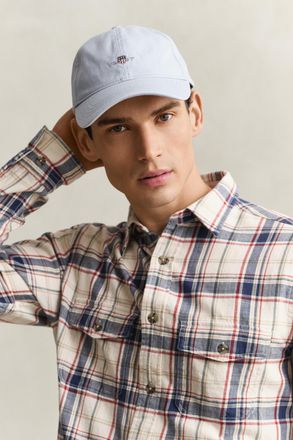 GANT Men Shield Cotton Twill Cap (ONE SIZE) MUTED BLUE