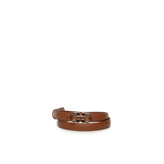 Ferragamo Dames, Accessoires, Bruin, Maat: 70 CM Leer